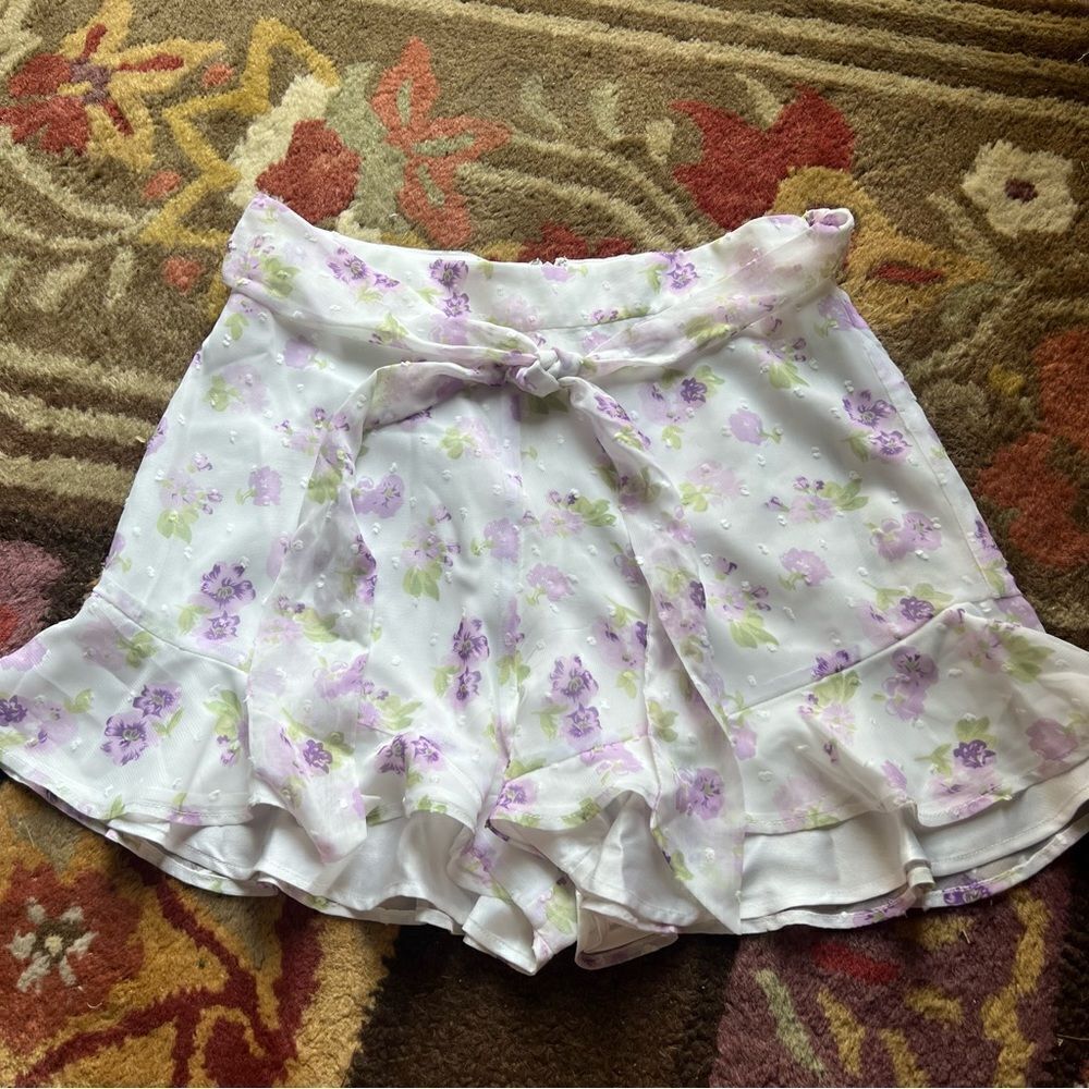 Majorelle flowy shorts